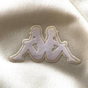 Kappa track jacket in rare off white